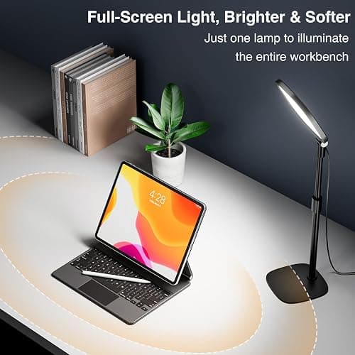 Zoom Lighting for Computer, Adjustable Desk Lighting for Video Calls, 30 Light Modes Video Conference Light, Desk Ring Light with Stand for Webcam, Meetings, Live Stream, Home Office. CRI 97.8 thumbnail 7