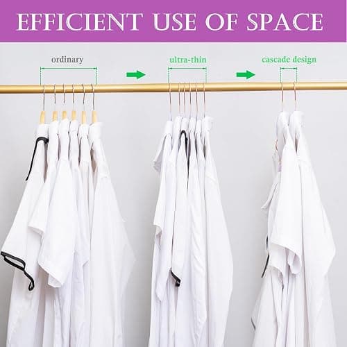 JIUXCF Dark Purple Velvet Hangers 50 Pack, Premium Heart Hanger Non-Slip Felt Hanger, 360° Swivel Rose Gold Hooks, Space Saving Slim Hangar, Durable & Cute Clothes Hanger for Adult thumbnail 6