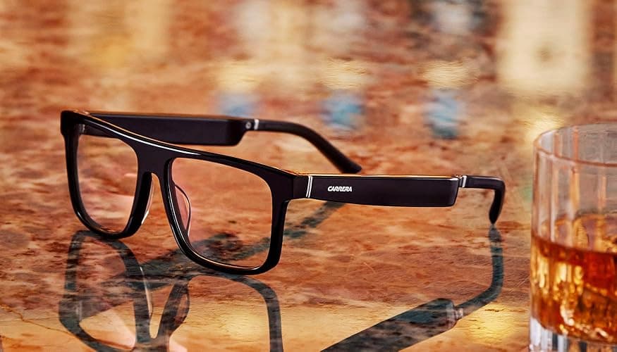 Carrera Smart Glasses with Alexa (newest model), Smart audio glasses, Sprinter black frames with blue light filtering lenses, Square thumbnail 10