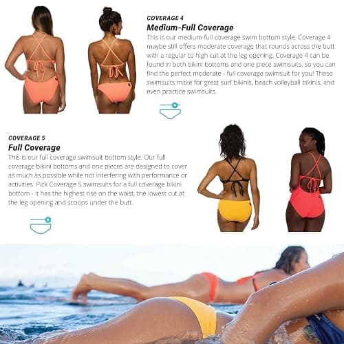 JOLYN Jackson 4 Tie Back Women's Athletic One Piece Swimsuit for Competitive Swimming, Lifeguarding, Medium-Full Coverage thumbnail 5