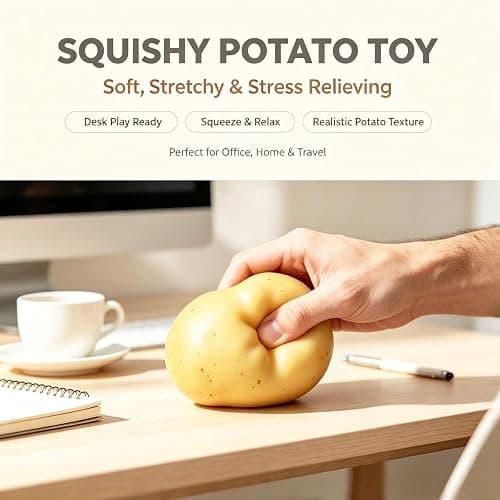 2PCS Crunchy Squishy Slush Ball Squishy, Slushy Squishy Fidget Toys Adults | Squishy Crunchy Stress Ball Sensory Toys,Stress Relief Squishy Fidget Toys Adults,Soft Slow Rising Squishy Toys Party Favors thumbnail 6