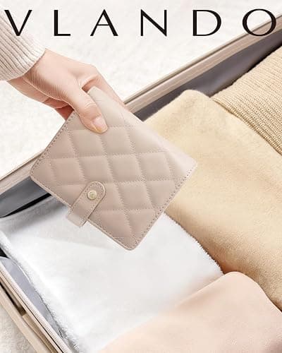 Vlando Travel Jewelry Case,Portable Jewelry Organizer Storage Book with Clear Zipper Velvet Jewelry Pouch Bag Gifts for Traveler Women Girls-Toffee thumbnail 5