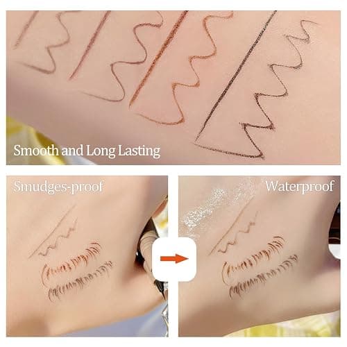 Black Liquid Eyeliner, Liquid Eye Liner Waterproof And Smudge Proof Eyeliner Makeup, High-Pigmented Liquid Eyeliner Pen For Women Long-Lasting Wear, Felt Tip, Smooth, Quick Drying, Lightweight thumbnail 6