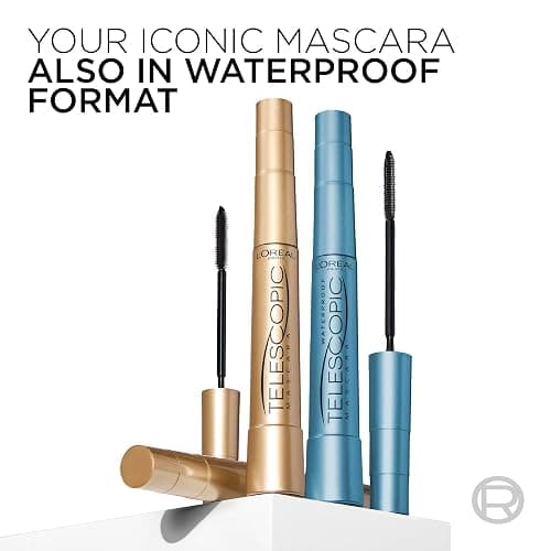 L'Oréal Paris Mascara, Telescopic Original Mascara to Achieve Dramatic Length & Definition, Up to +71% Lengthening Effect, Smudge-Resistant and Long-Wearing Formula for Up to 36H Wear, 8ml thumbnail 6