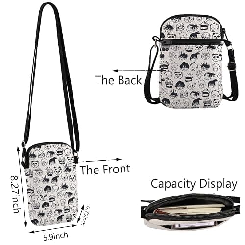 TSOTMO JJK Anime Inspired Crossbody Bag Anime Lover Gift for Anime Fans Daughter Sister thumbnail 4