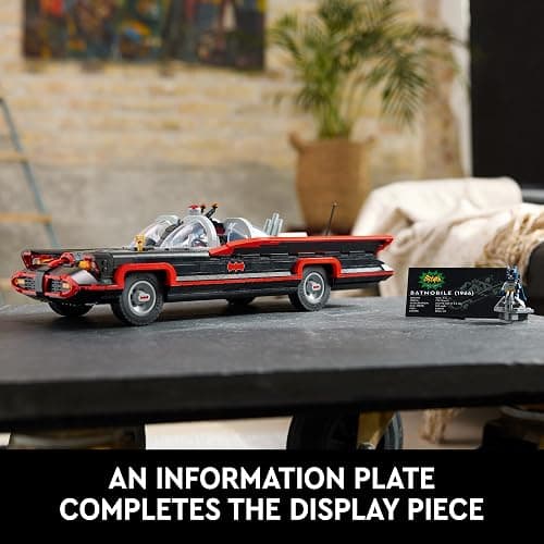 LEGO DC Batman: The Classic TV Series Batmobile, DC Collectible Car, Building Set Inspired by The 1966 Television Show’s Classic Batmobile, Creative DC Gift for Adults and Super Hero Fans, 76328 thumbnail 6