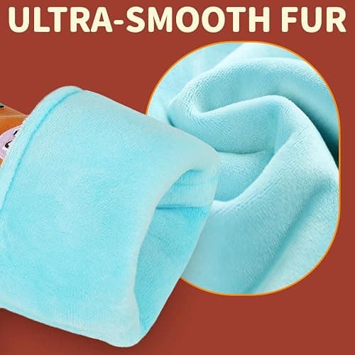 LZFAN Funny Golf Club Head Cover Driver Headcover Fairway Wood Headcover Hybrid Club Head Cover Brown Monster Cookie thumbnail 3