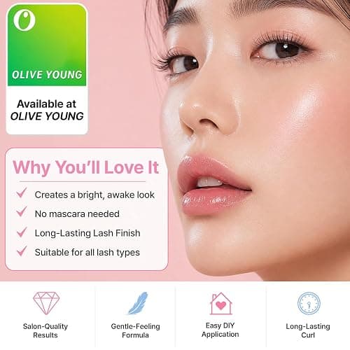 Korean Lash Lift Kit - 5 Sets At Home Eyelash Perm Kit with Upgraded Glue, Eyelash Lift, DIY Lash Perm Easy for Beginner & Professional, Semi Permanent Perming Wave Suitable For Salon & Home thumbnail 6