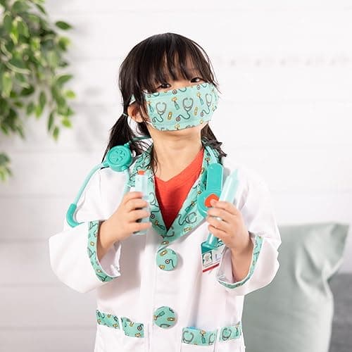 Melissa & Doug Doctor Role Play Costume Dress-Up Set (7 pcs) Frustration-Free Packaging - Frustration-free Packaging thumbnail 5