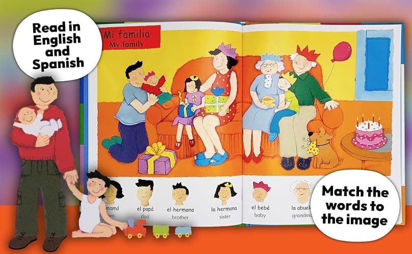 My First 100 Words - Mis Primeras 100 Palabras - English / Spanish First Words Bilingual Book, Ages 1-7 (en español) thumbnail 2