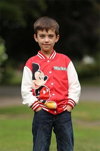 Disney Minnie Mickey Stitch Princess Frozen Elsa Marvel Jacket Lightweight Coat Button up Color Block Sweatshirt 2-14 Years thumbnail 2