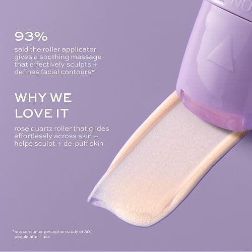 ITK Hydrating Glow Roller Face Serum with Niacinamide and Peptides, Preps Skin for Makeup and Depuffs for Dewy Skin thumbnail 3
