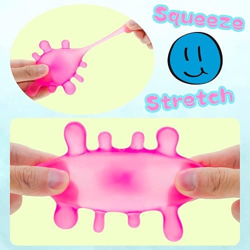 Spectacular Splat-Tastic Squishy Toy, Stress Splat Toy, Gel Filled Fidget Toys for Kids Stress Relief - High Density Squeeze Balls for Students Calming,Ideal Gifts for Kids, Birthday & Christmas thumbnail 4