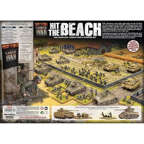 Flames of War: Hit The Beach - Two Army Starter Set thumbnail 2