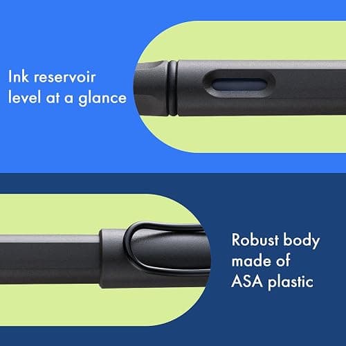 Lamy Safari Fountain Pen, Charcoal Medium Nib (L17M) thumbnail 5