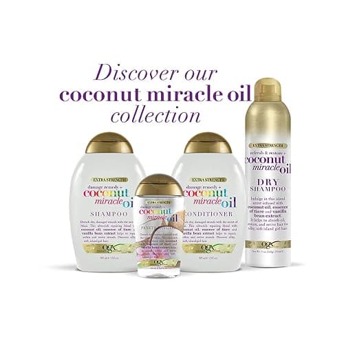 OGX Extra Strength Refresh Restore + Dry Shampoo, Coconut Miracle Oil, 5 Ounce thumbnail 7