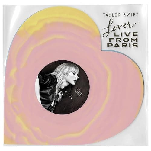 Lover - Live From Paris Heart Shaped Webstore Exclusive Pink & Blue Marble with Clear Slipcase thumbnail 4