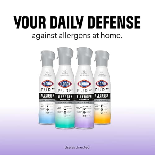 Clorox PURE Allergen Neutralizer Daily Air Spray, Nighttime Calm, 8 Ounces (Pack of 2) thumbnail 11