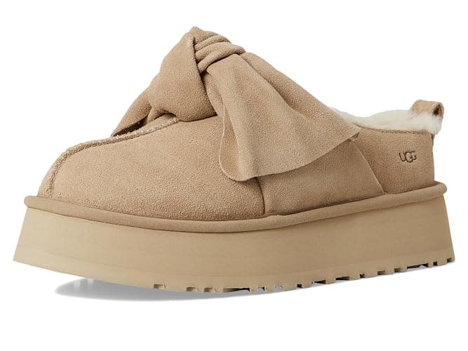 UGG Women's Platform Slip-on Bow Slipper thumbnail 7