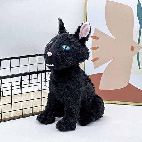 12” Black Cat Plush, Cat Monster Stuffed Animal Pillow Doll Toy, Black Cat Plushies Gift for Fans Kids Girlfriend Birthday Christmas Mother's Day thumbnail 4