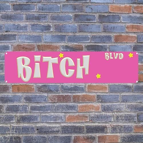 Pink Room Decor Aesthetic Y2k Dorm Room Decor Retro Home Funny Unique House Decoration Cool Dark Bar Signs 4×16 Inches thumbnail 5