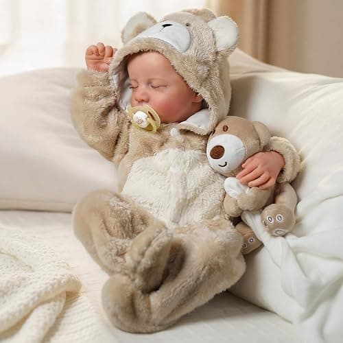 BABESIDE Lifelike Reborn Baby Dolls Boy - 17-Inch Baby Soft Body Realistic-Newborn Baby Doll Silicone Full Body Vinyl Real Life Baby Dolls with Toy Accessories thumbnail 9