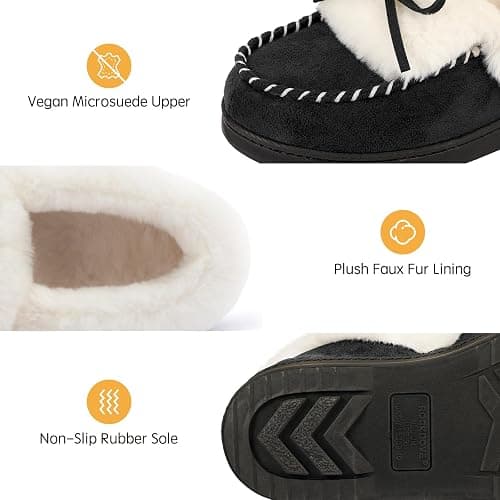 RockDove Women's Trapper Moc Memory Foam Slipper Gift Ready thumbnail 3
