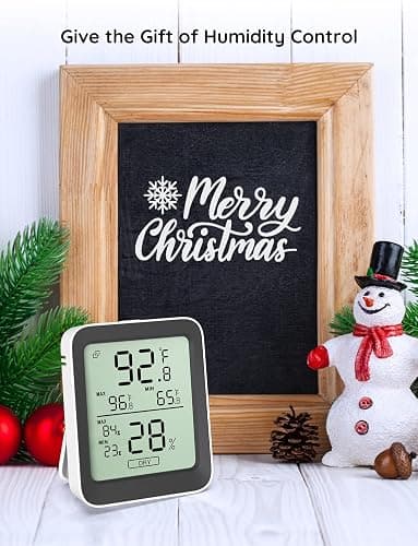 Govee Indoor Hygrometer Thermometer H5075 with Bluetooth App Control | Room Temperature Humidity Meter, 164ft Remote Monitor, Smart Alerts, 2 Years Data Storage Export, for Bedroom Wine Cellar thumbnail 8