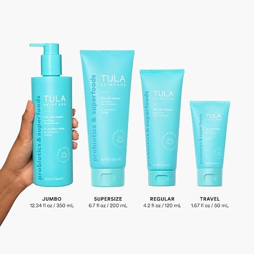 TULA Skin Care Cult Classic Purifying Face Cleanser - Gentle and Effective Face Wash, Makeup Remover, Nourishing and Hydrating thumbnail 4