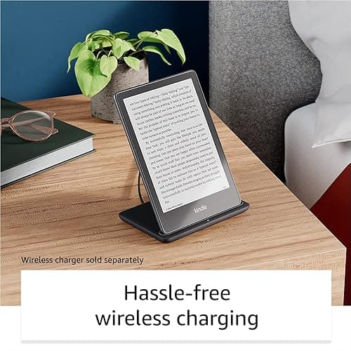 Amazon Kindle Paperwhite Signature Edition (32 GB) – With auto-adjusting front light, wireless charging, 6.8“ display, and up to 10 weeks of battery life– Without Lockscreen Ads – Agave Green - Agave Green - Without Kindle Unlimited - Without Lockscreen Ads thumbnail 2