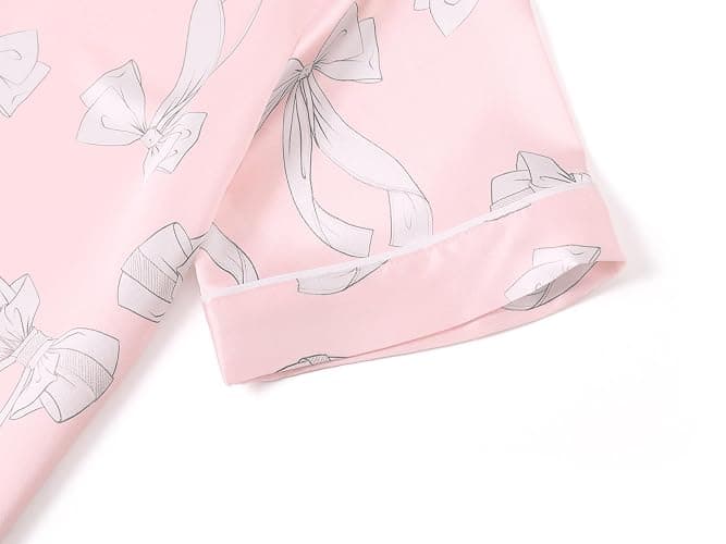 Topgal Satin Pajamas for Girls Coat Style Unicorn & Cat Silky Button Down PJ Set Size 6-16 thumbnail 4