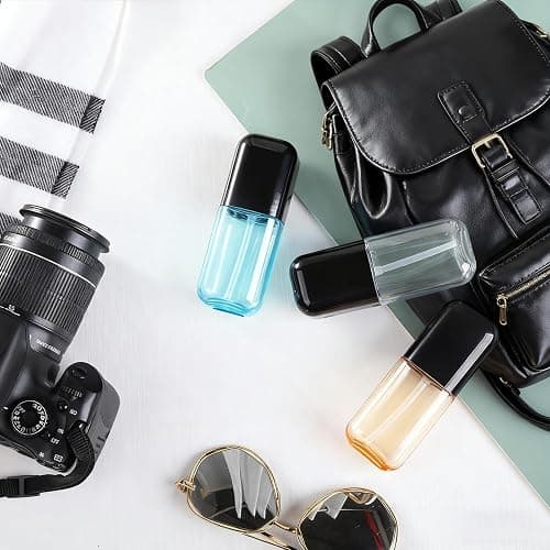 Travel Spray Bottle 3 Pack 2.7oz/80ml Portable Plastic Small Spray Bottles Refillable Mini Spray Bottle Empty Fine Mist Spray Bottles for Makeup Removers, Perfume, Essential Oils Toners Rose Waters thumbnail 2