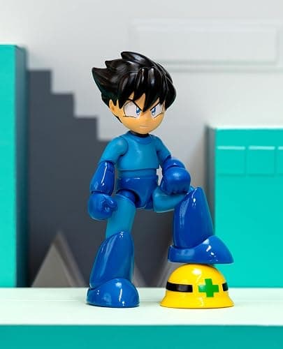 Jada Toys Mega Man Wave 3 Action Figure with Neo Metal Figure 1:12 Deluxe Scale 6" Tall, Fully Articulated, Collector Packaging thumbnail 2