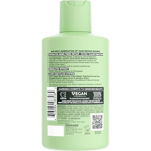 Garnier Fructis Hair Filler Bonding Inner Fiber Rinse Out Pre Shampoo Treatment With Bond Repair Complex, 10.1 Fl Oz, 1 Count thumbnail 3