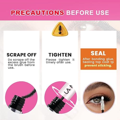 Lash Bond and Seal Waterproof Lash Remover Lash Cluster Glue for Eyelash Clusters DIY Lash Extension Kit at Home Pack 2 thumbnail 5