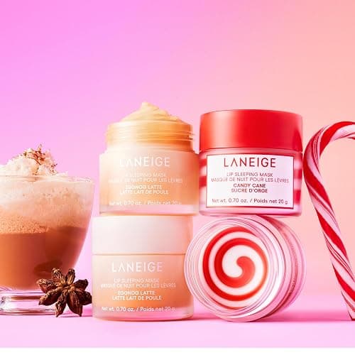 LANEIGE Lip Sleeping Mask Eggnog: Nourish, Hydrate, Vitamin C, Murumuru & Shea Butter, Antioxidants, Flaky, Dry Lips thumbnail 6