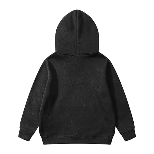 Kids Girls Hoodie Long Sleeve T Shirt Sweatshirt Warm School Jumper Teen Girls Bow Knot Print Fleece Hooded Pullover Top Casual Activewear with Pockets Fall Winter Clothes Age 3-14 Years thumbnail 5