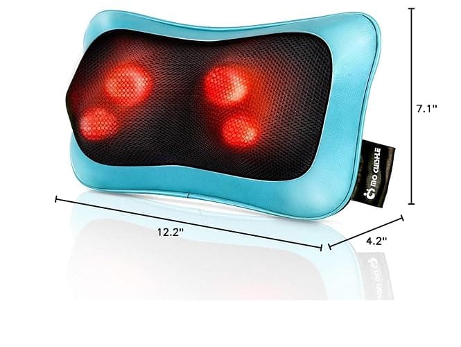 Mo Cuishle Electric Shiatsu Back Massager with Heat - Powerful 3D Kneading for Neck, Shoulder, Lower Back Pain Relief - Ergonomic Design for Home, Office, & Car - Gifts for Women, Men, Mom & Dad thumbnail 10