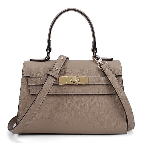 Small Crossbody Purse for Women Top Handle Bag Vegan Leather Designer Handbag Satchel Purse with Strap - Image 1