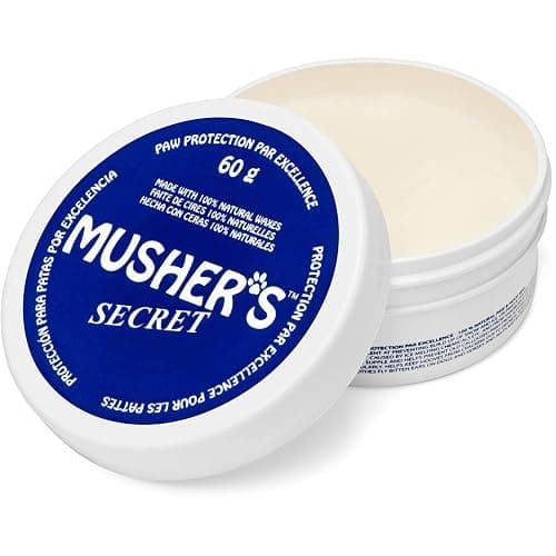 Musher's Secret All-Natural Dog Paw Balm, All-Season Paw Protector, 60g | Moisturizing paw balm for dogs, protects from hot pavement, ice and rough terrain, invisible barrier, all-season paw care - Image 1