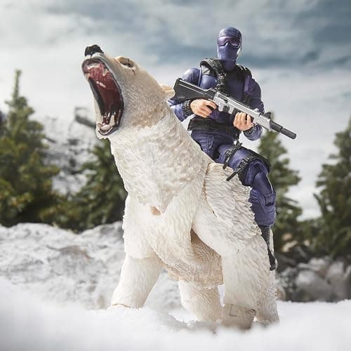 G.I. Joe Classified Series #161, Snake Eyes & Polar Bear, 6-Inch Scale Action Figure and Bear with 15 Accessories Including M.A.S.S. Device Catalytic Element | G.I. Joe Classified 6 Inch Action Figure Deluxe - Snake Eyes & Polar Bear thumbnail 2