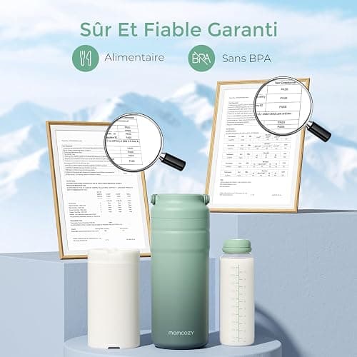 Momcozy Tragbarer Muttermilchkühler für unterwegs, 355ml Kompakt | 355ml kompakt, auslaufsicher, 24h eisfreie Kühlung, doppelwandige Isolierung, BPA-frei, für Reisen, unverzichtbares Geschenk thumbnail 8