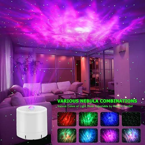HERHOTER Galaxy Projector,Star Projector with Timer and Remote Control for Adults Bedroom Decoration, Party,Star Night Light thumbnail 3