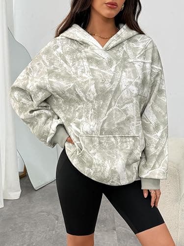 Trendy Queen Womens Oversized Hoodies Fleece Sweatshirts Fall Fashion Pullover Sweaters Winter Clothes thumbnail 2