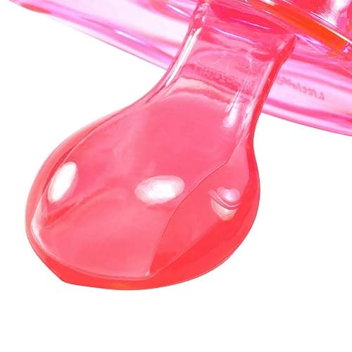 LittleForBig BigShield Adult Sized Pacifier Candy Gloss Pacifiers Set - Pink and Green thumbnail 6