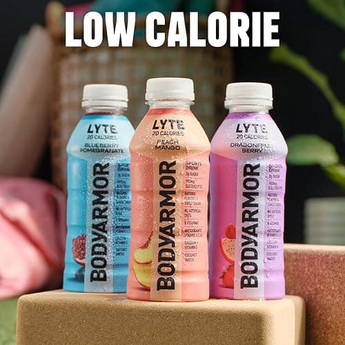 BODYARMOR LYTE Sports Drink Low-Calorie Sports Beverage, Blueberry Pomegranate, Coconut Water Hydration, Natural Flavors With Vitamins, Potassium-Packed Electrolytes, Perfect For Athletes, 16 Fl Oz (Pack of 12) thumbnail 7