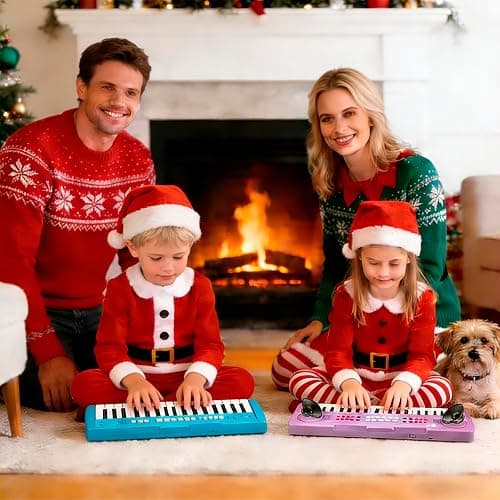 Keyboard Piano for Kids, BIGFUN 37 Keys Toddler Piano Multifunction Music Educational Instrument Toy, Electronic Kids Keyboard for 3-7 Year Old Girls and Boys (Purple) thumbnail 6