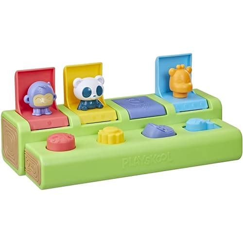 Playskool Busy Poppin’ Pals Pop-up Activity Toy for Babies and Toddlers Ages 9 Months+ (Amazon Exclusive) - Image 1