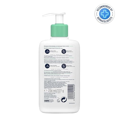CeraVe Foaming Cleanser for Normal to Oily Skin with Niacinamide and 3 Essential Ceramides thumbnail 2