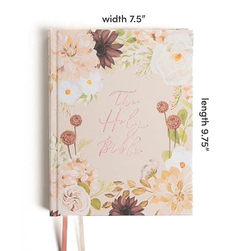 CSB Notetaking Bible, Large Print Hosanna Revival Edition, Blush Cloth Over Board, Black Letter, Single-Column, Journaling Space, Reading Plan, Easy-to-Read Bible Serif Type thumbnail 11